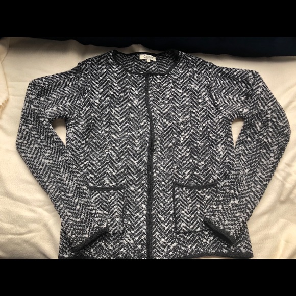 Italian wool open cardigan sweater jacket - Picture 2 of 6